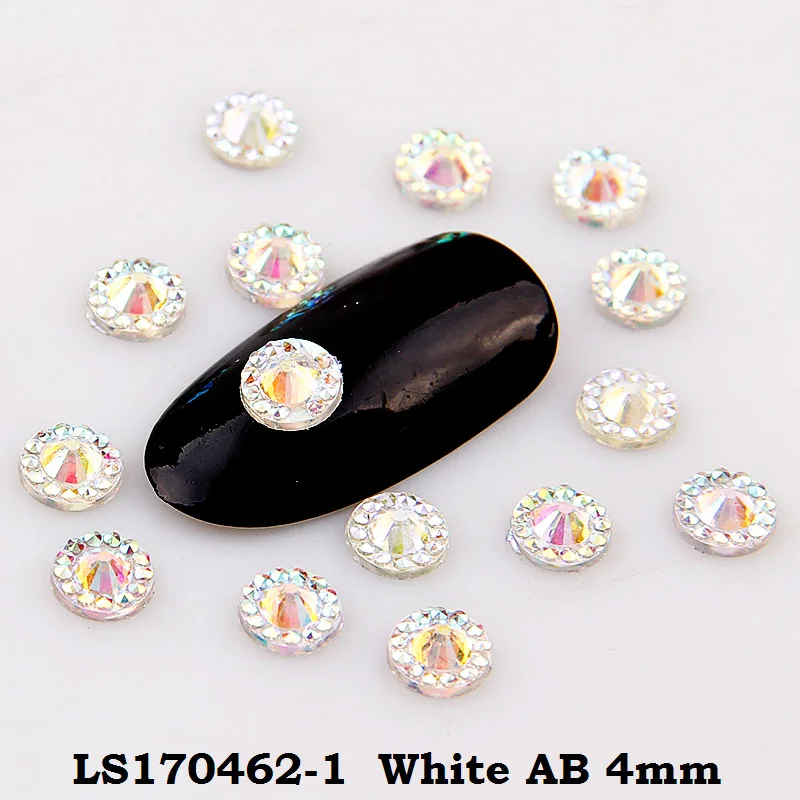 

1000Pcs Nail Rhinestones Flat Flower Shape flake Leaf Chain Beads DIY Manicure Nail Art Decoration in Wheel