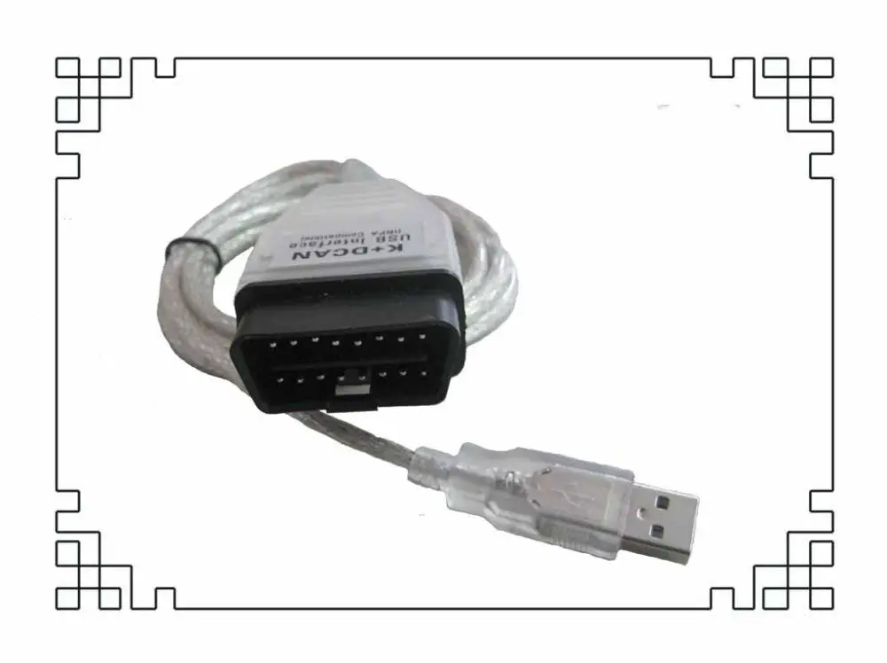 Лучшее качество INPA K + CAN USB Диагностический Интерфейс для B M W OBD2 кабель Ediabas с FT232RL