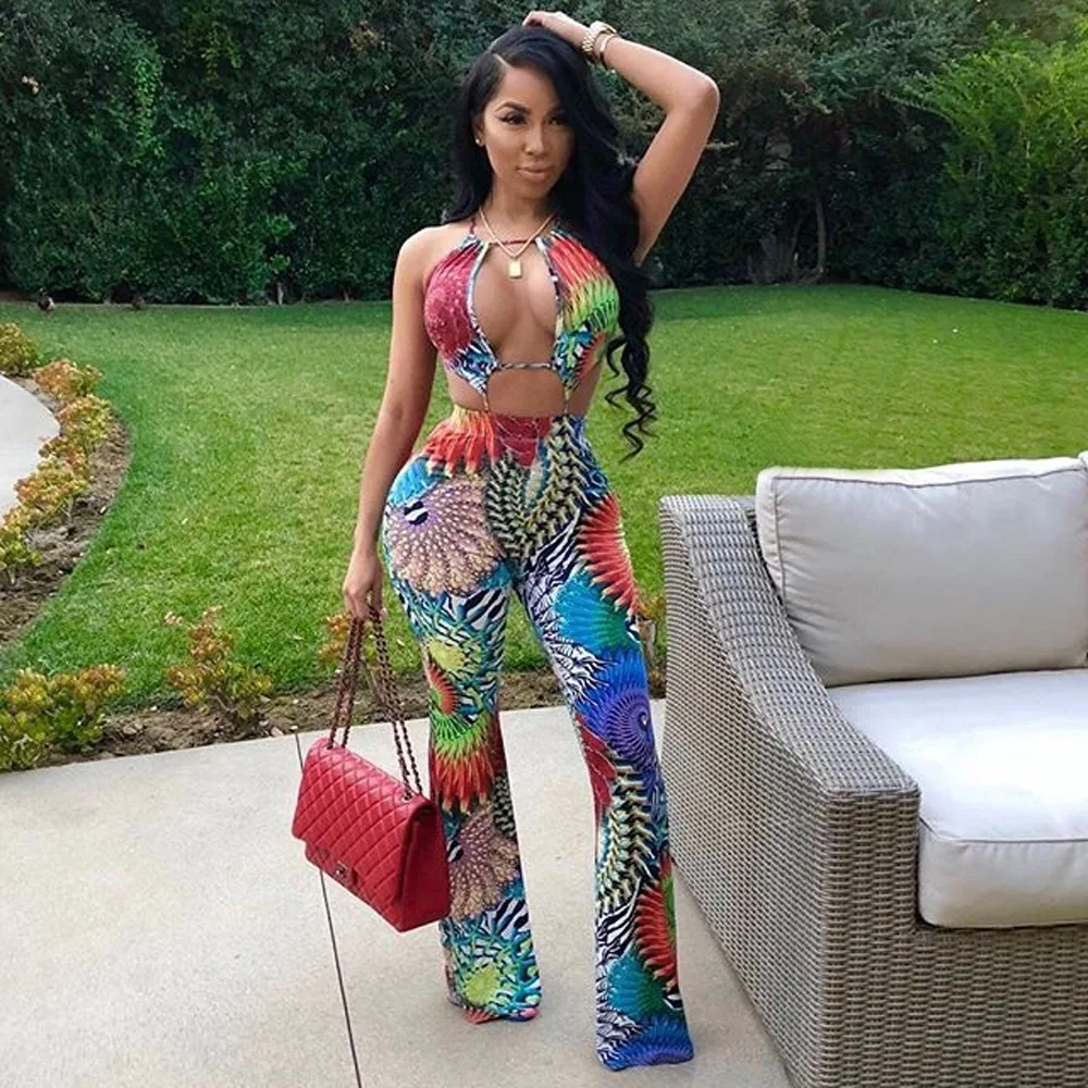 IMYSEN 2018 Sexy Multi Color Jumpsuit Women Romper New Arrive Skinny Jumpsuits Sleeveless One Piece Outfit | Женская одежда