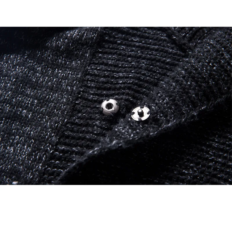 

Male long windbreaker coat sweater cardigan