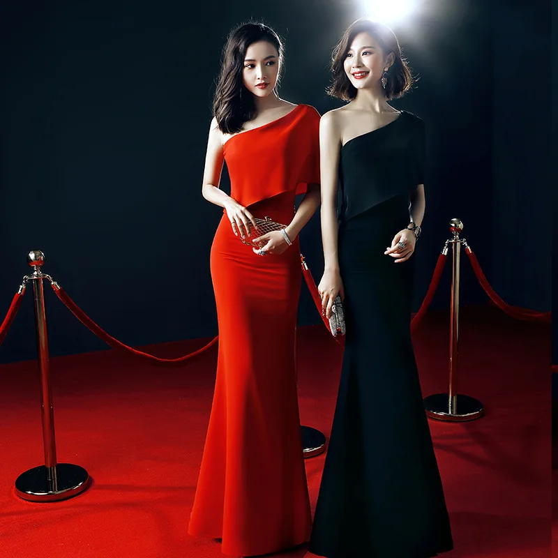 Вечернее Длинное платье Ципао в стиле ретро сексуальное облегающее свадебное