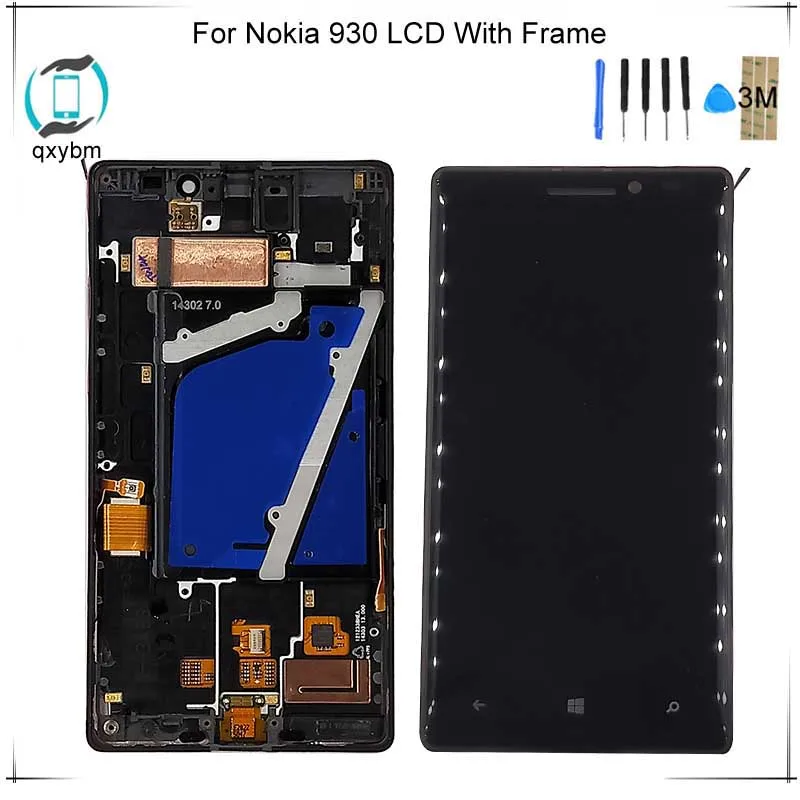 5 0 дюйма для Nokia 930 ЖК дисплей сенсорный экран дигитайзер панель в сборе с рамкой