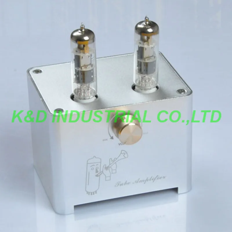 1 шт. серебристый маленький трубчатый мини усилитель односторонний Hi Fi