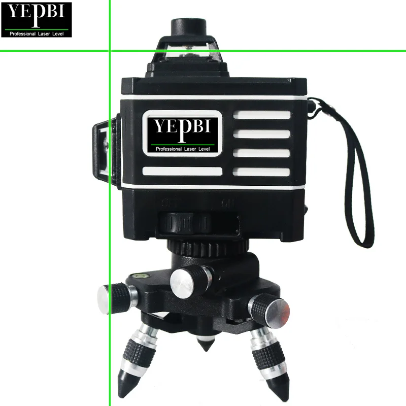 Yepbi Professional 12 линий 3D самонивелирующий лазерный уровень Nivel Laser 360 Autonivelante супер