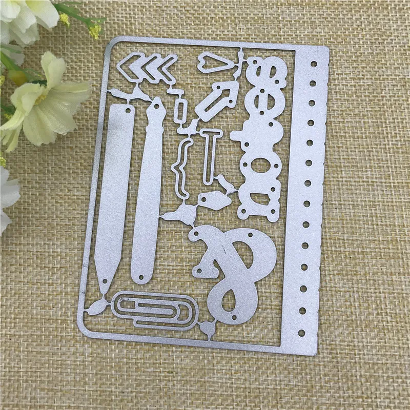 

Notebook Metal Cutting Dies Embossing Stencil Card Album Scrapbooking DIY Template Punch Craft