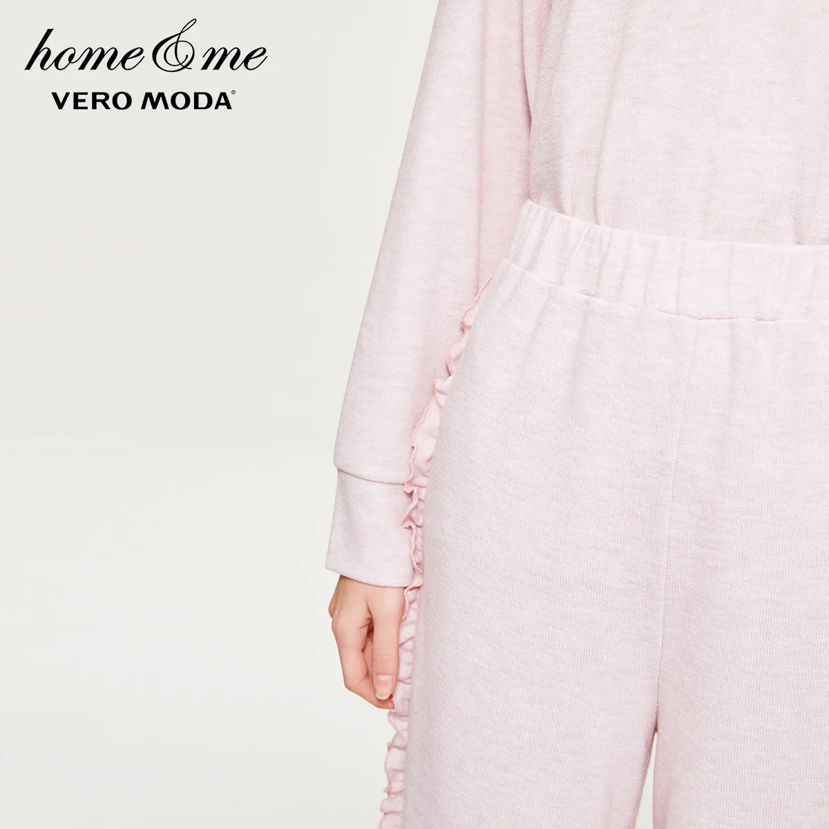 Vero Moda Женские Широкие трикотажные свободные брюки с оборками | 3181R2504
