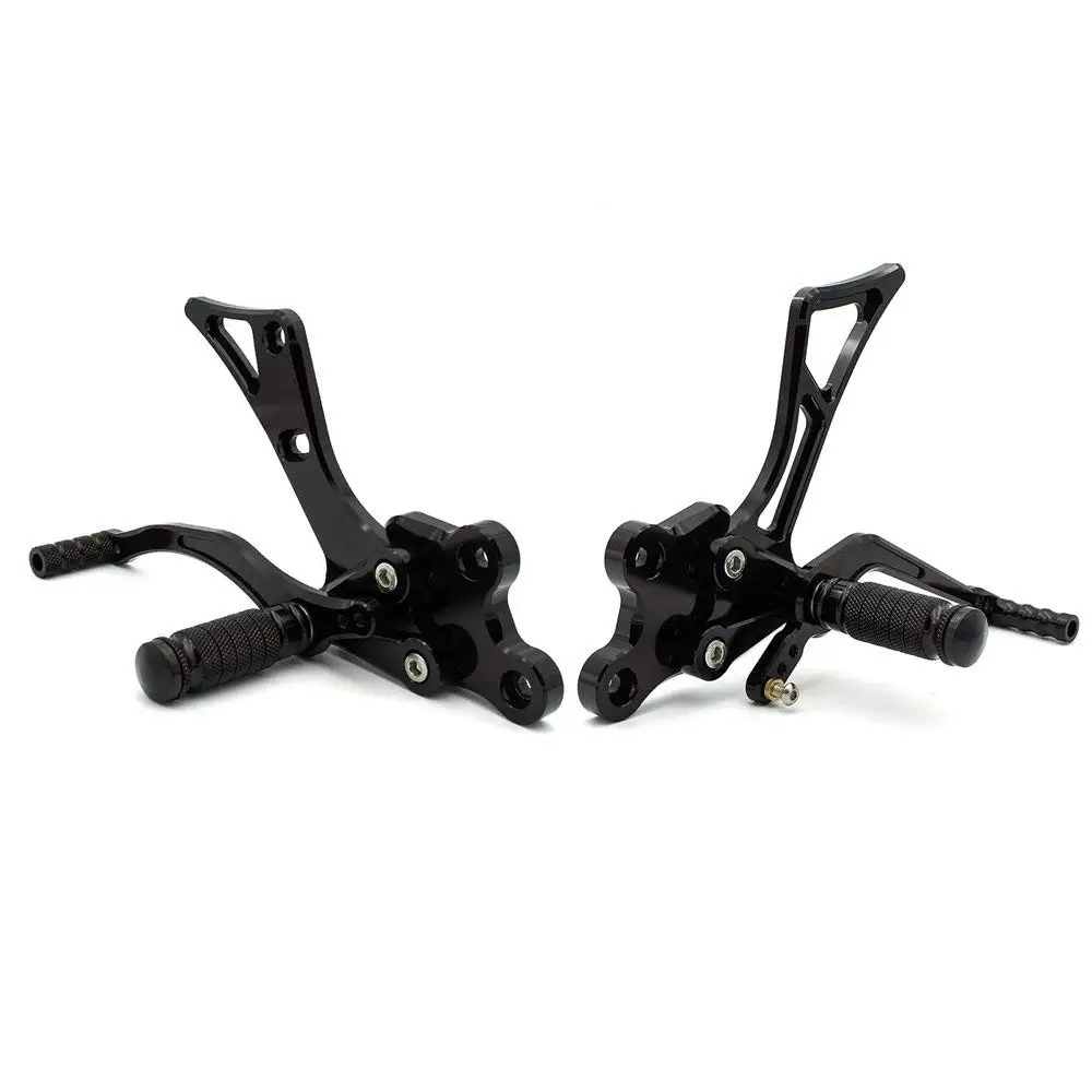 CNC Motorcycle Adjustable Rearset Foot Pegs For Yamaha FZS1000 Fazer FZ8 FAZER8 FZ8-N/S 2001-2005 Rests Footpegs Footrests | Автомобили и