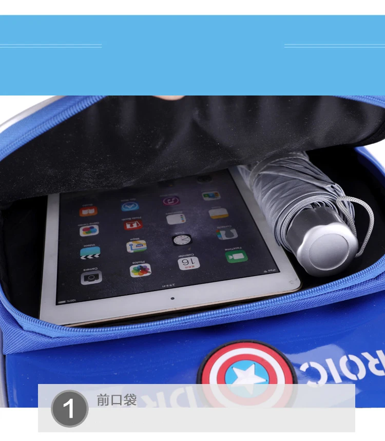 Рюкзак с 3d рисунком Капитан Америка, школьный рюкзак для детей 6-12 лет