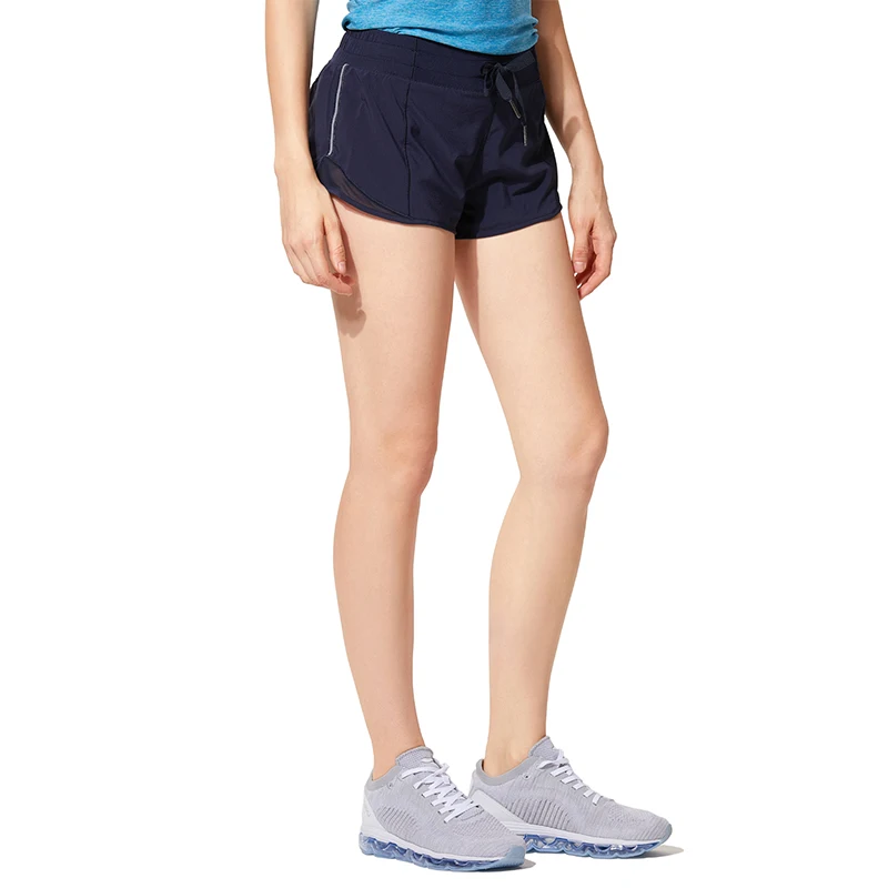 Navy03 CRZ YOGA женские спортивные шорты с карманом для тренировок и бега - Цвет: Navy03