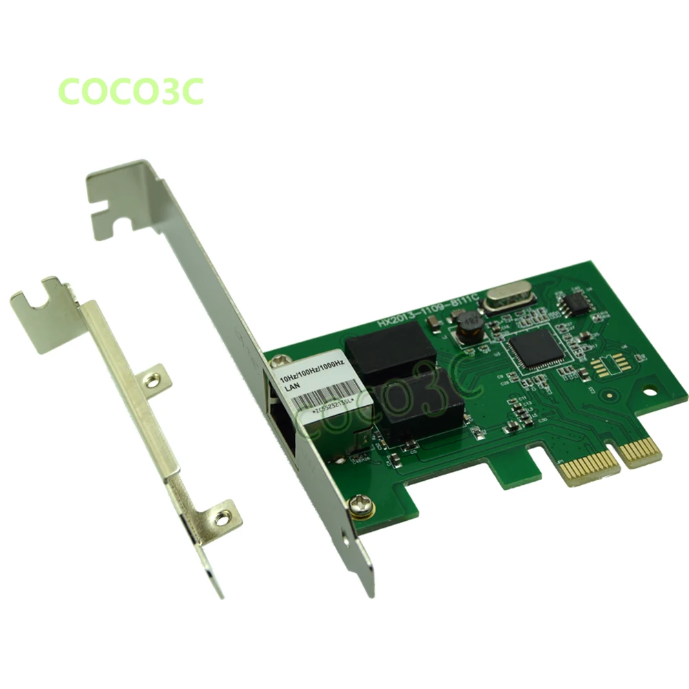 Realtek 8111C компьютер 1 Гбит/с Gigabit Ethernet Сетевая карта PCI e к RJ45 Lan адаптер конвертер с