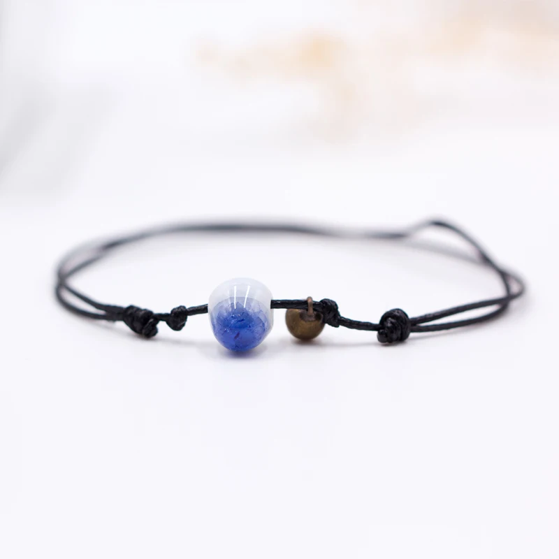 simple hand-woven womens's Anklets Bracelets ceramic creative DIY birthday gift bracelet wholesale #5180 | Украшения и