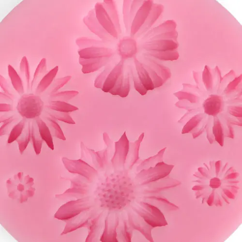 3D Цветочные силиконовые формы для мыла форма помадки украшения торта фотообои