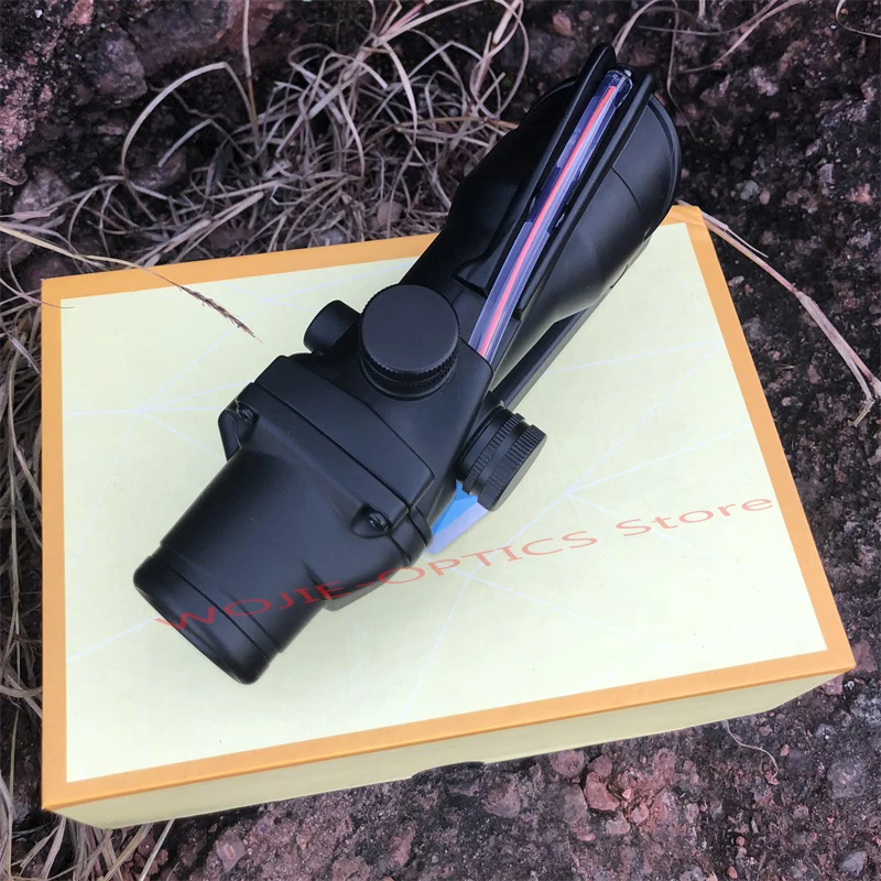 ACOG 4x32 тактические прицелы Jacht оптический прицел последний 11 мм/20 мм рейка рихткруис прицел для страйкбола охотничий прицел
