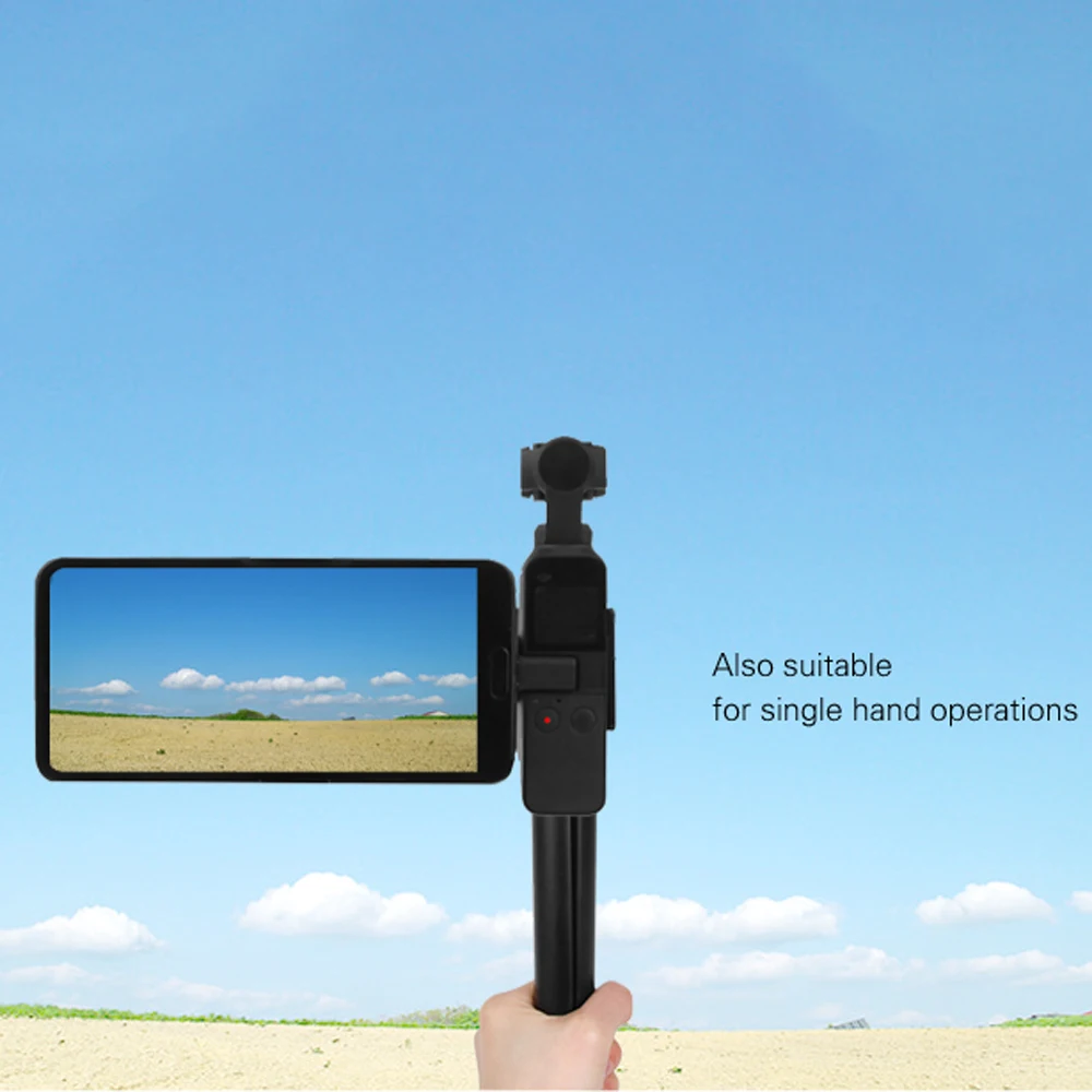 Штатив Powstro для смартфона присоска кронштейн держатель DJI OSMO Карманный камеры
