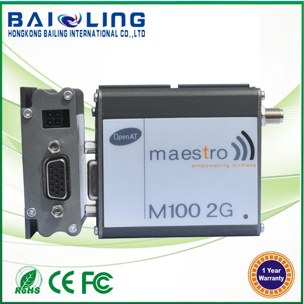 GPRS rs232 2g modem multi sms mms Wavecom Maestro 100 data logger for mechanical water meters |