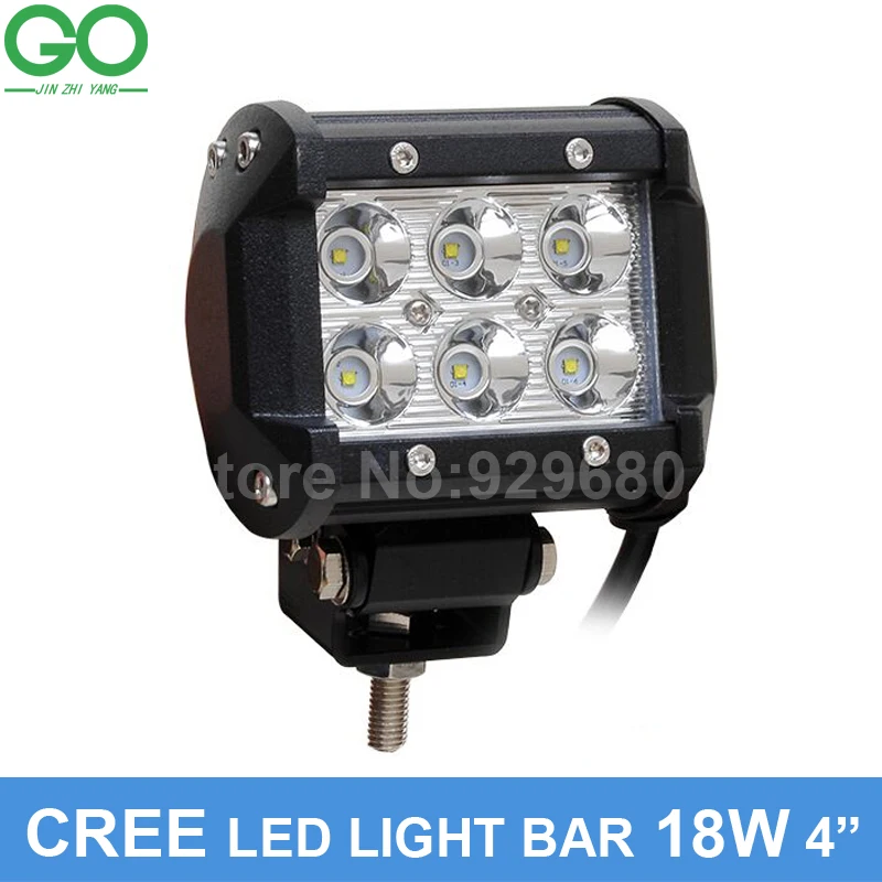 над легкими бар 18вт кри 4 дюйма по показателям за рулем автомобиля мотоциклов