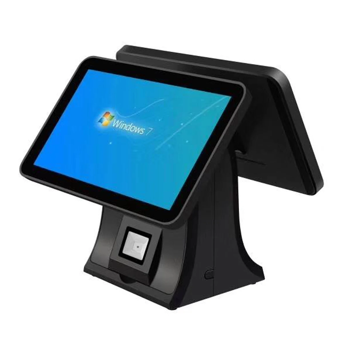 Бесплатная доставка Новые модные дизайнерские 15 дюймов двойной Экран pos система