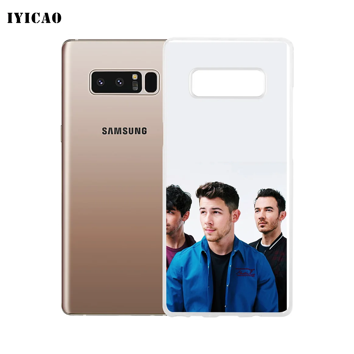 IYICAO Rock band Jonas Brothers Soft Silicone Phone Case for Samsung A5 A6 Plus A7 A8 A9 J3 J5 J7 Note 8 9 TPU Cover | Мобильные