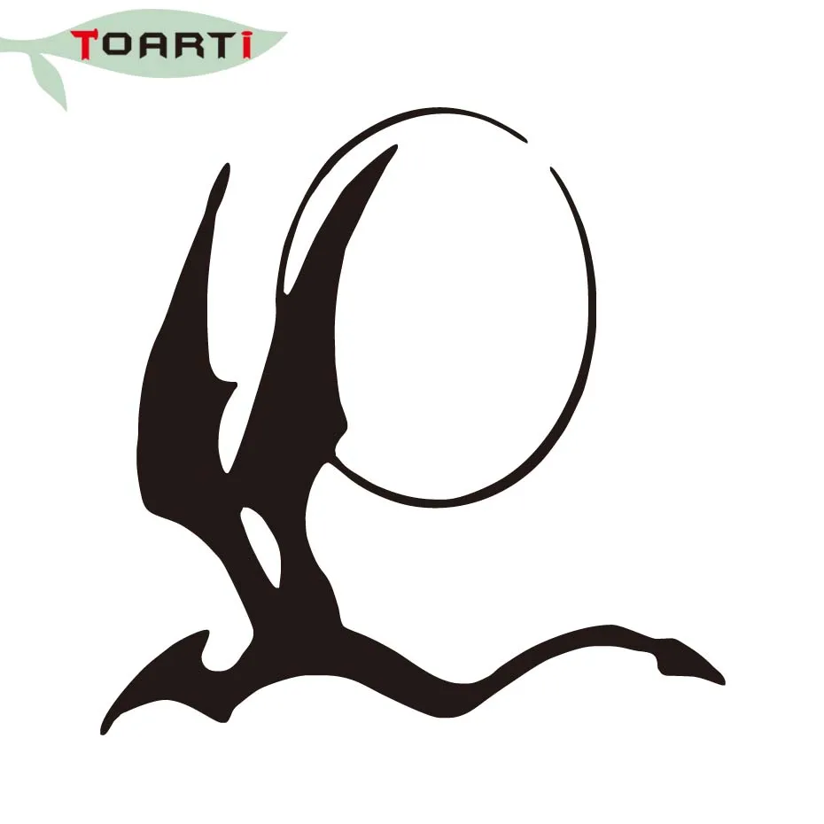 Pterodactyl Spread Its Wings And Moon Car Decals Dinosaur Stickers Vinyl Auto Styling Waterproof Cars Body Decoration | Автомобили и