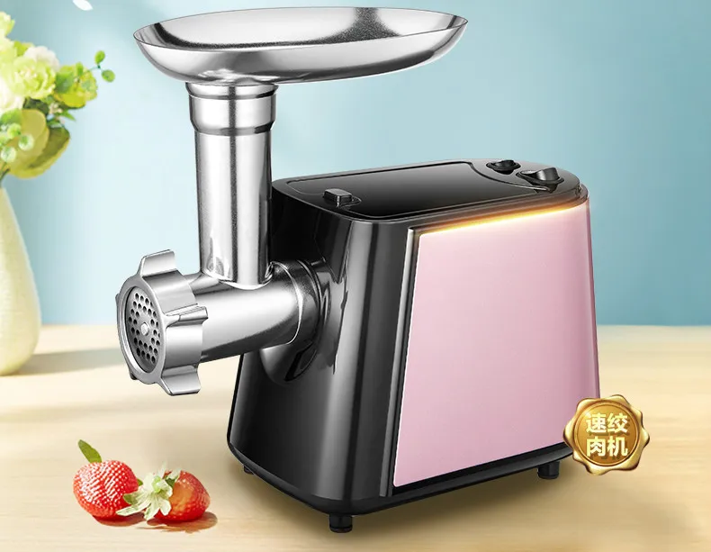 

Мясорубка использует небольшую электрическую колбасу из нержавеющей стали с измельченной чесночной пастой, новая