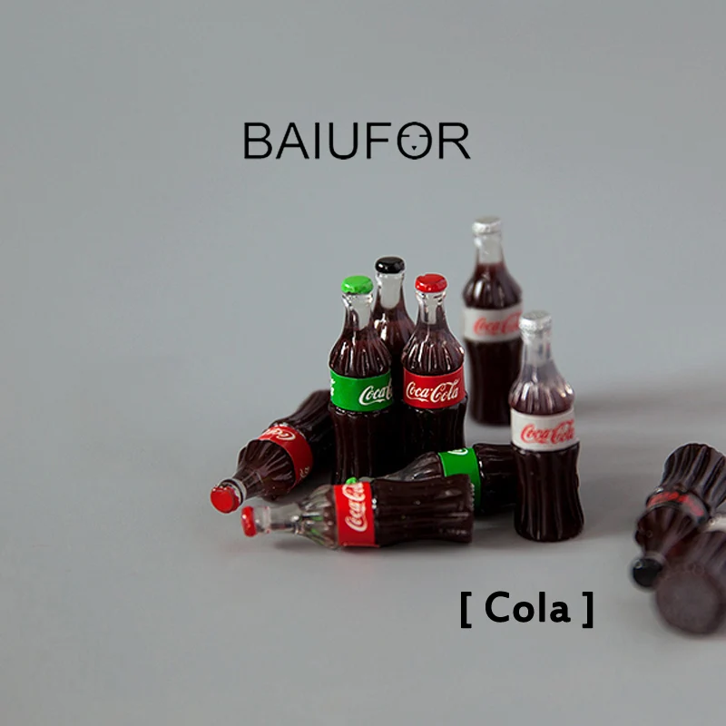 Миниатюры BAIUFOR фруктовая кола яблоко искусственные суккуленты статуэтка