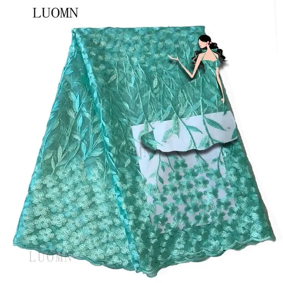 Африканская кружевная ткань 2020 нигерийские кружева с вышивкой для невесты