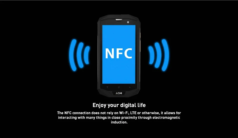 AGM A8 Snapdragon MSM8916 4 ядра 4G LTE смартфон 5 0 &quotHD Gorilla glass 3 GB + 32 ГБ Android 7 NFC 13MP IP68