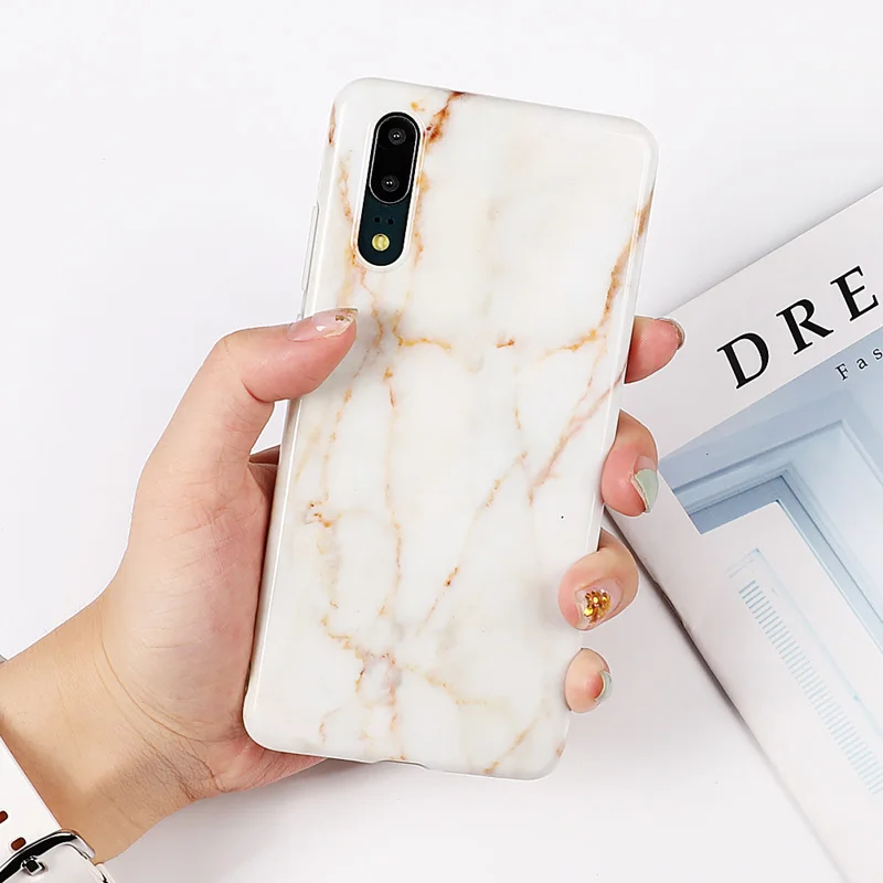 Чехол для телефона LOVECOM для huawei mate 30 20 Pro Lite P30 P20 Pro Lite Nova 4 3 3e винтажная мягкая задняя крышка IMD с треснутым мрамором - Цвет: g