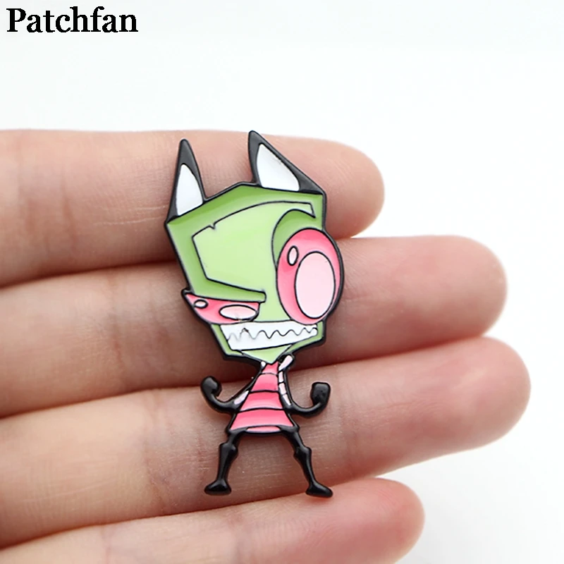 Patchfan Захватчик Зим броши для мужчин и женщин Прайд цинк эмаль шпильки медаль для рубашки рюкзак одежда сумка Декоративные значки A2141