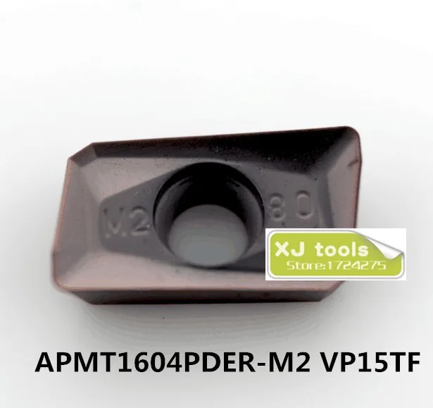 50 шт. APMT1604PDER-H2 VP15TF/APMT1604PDER-H2 VP15TF карбидные фрезерные вставки подходит для лицевой