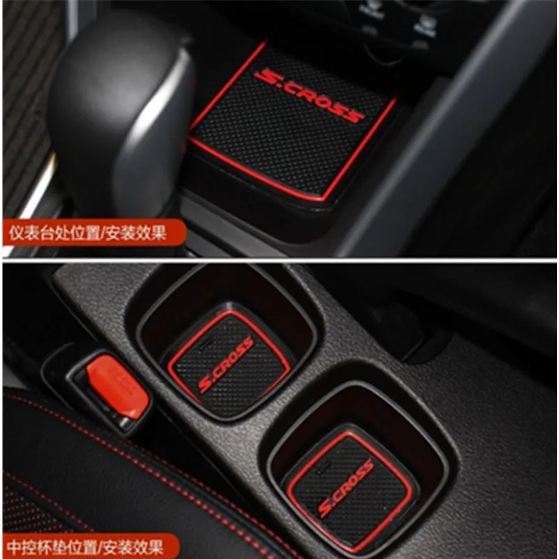 Автомобильный Стайлинг Нескользящие наклейки с надписями в автомобиле коврик