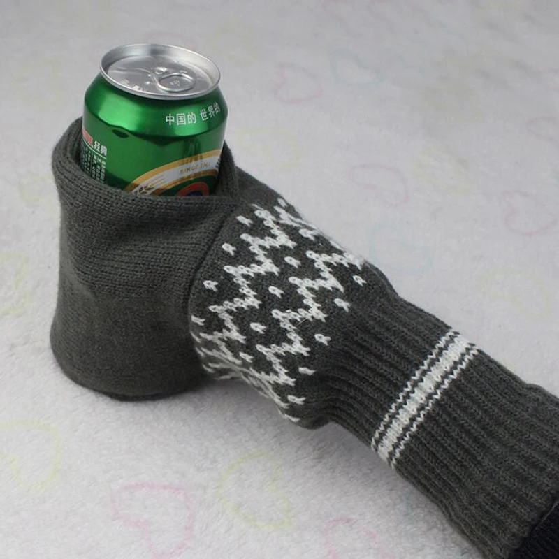 Новые модные женские и мужские теплые зимние перчатки вязаные изоляционные