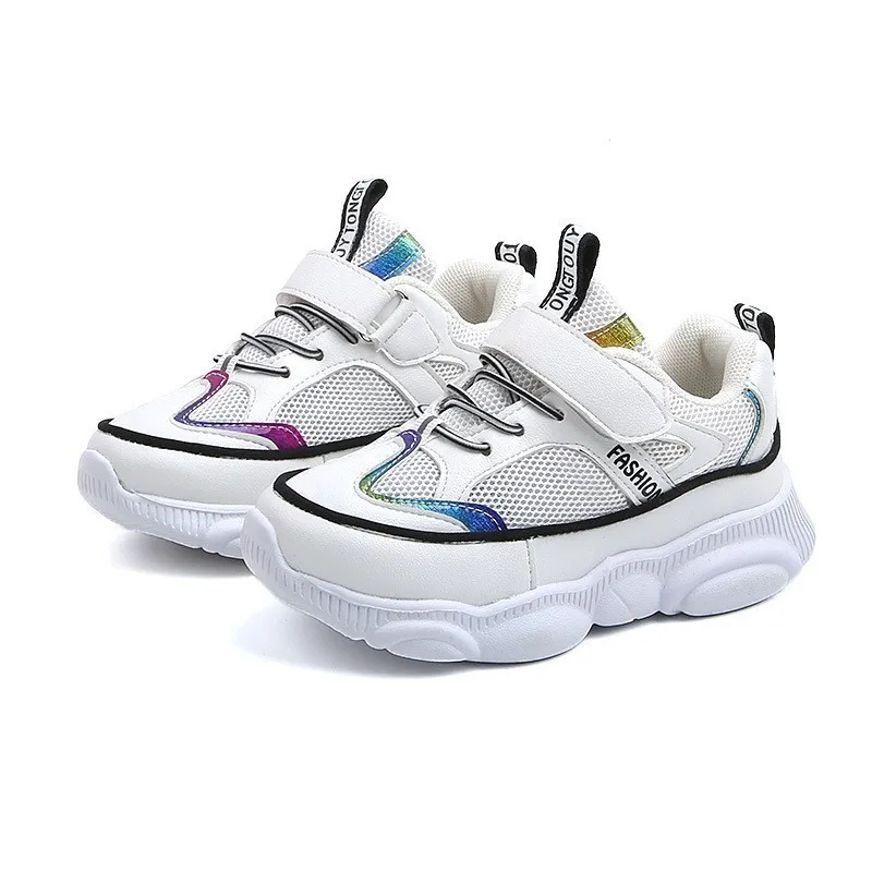 

CNFSNJ brand new spring autumn Children cutout mesh breathable candy hole toddler shoes for girls boys kids sneakers 26-36