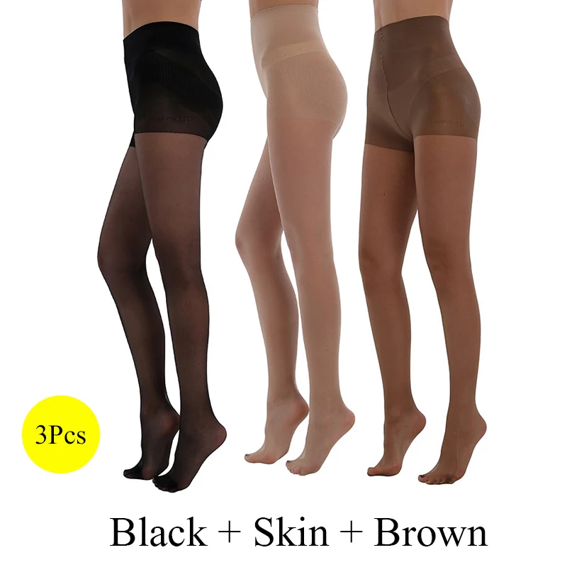Black Skin Brown BONAS 40D сексуальные дышащие колготки женские трусы с высокой талией колготки сексуальные колготки нейлоновые эластичные тонкие чулки женские Collant - Цвет: Black Skin Brown