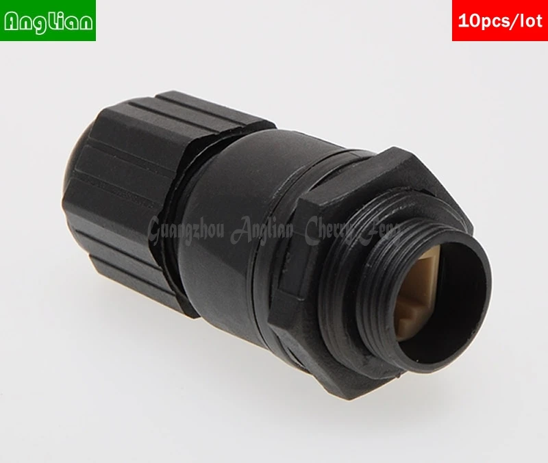 10 шт. водонепроницаемый Соединитель с одной головкой RJ45|connector f|connector waterproofconnector rj45