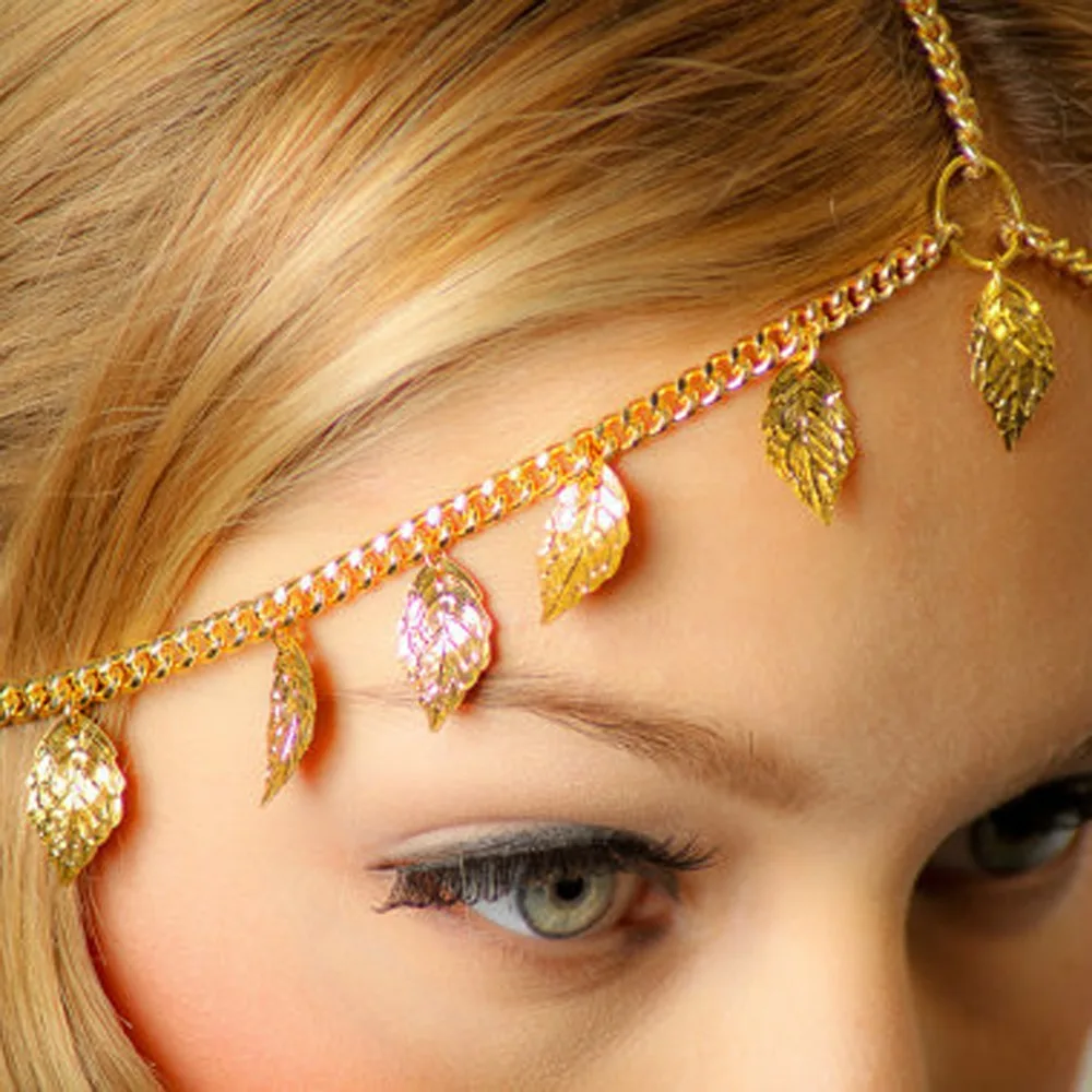 Романтическая Свадебная Тиара Индийский Сплава Год Сбора Винограда Кисточкой