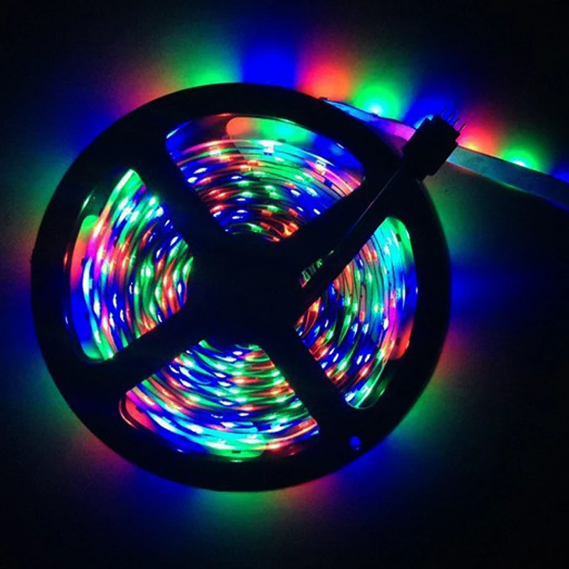 Фото Rgb 3528 светодиодная лента smd 5 м 300 светодиодов свет 60led/м не водонепроницаемый Rgb 3528 светодиодная лента smd 5 м 300 светодиодов свет 60led/м не водонепроницаемый