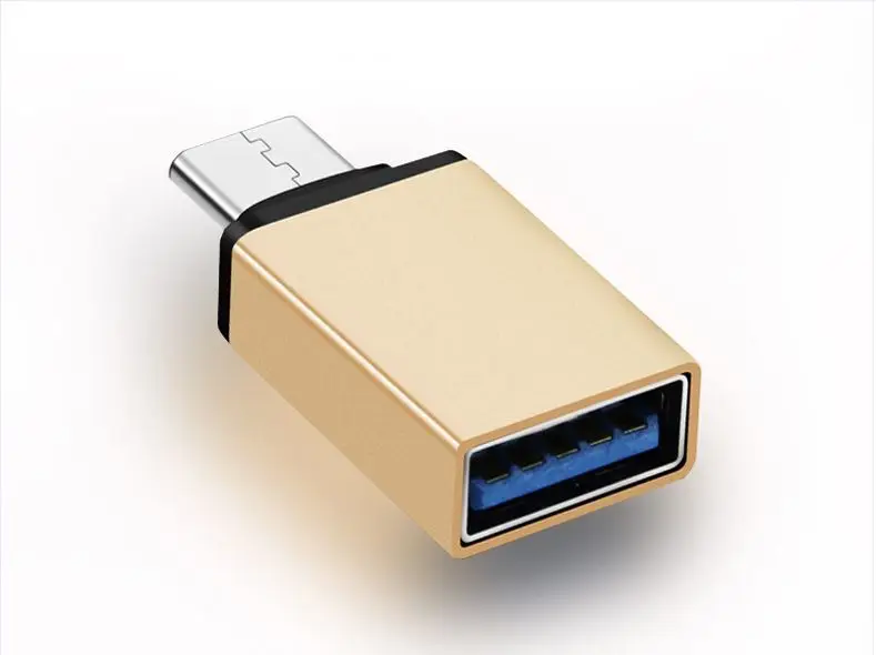 Адаптер Type c USB C OTG адаптер из алюминиевого сплава для телефона кабель передачи