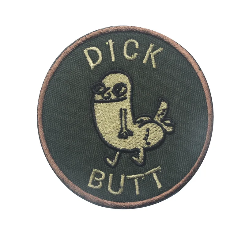 5 Dick butt военная армия тактический боевой вышивка заплатка для одежды эмблема Аппликации, бейджи - Цвет: 5