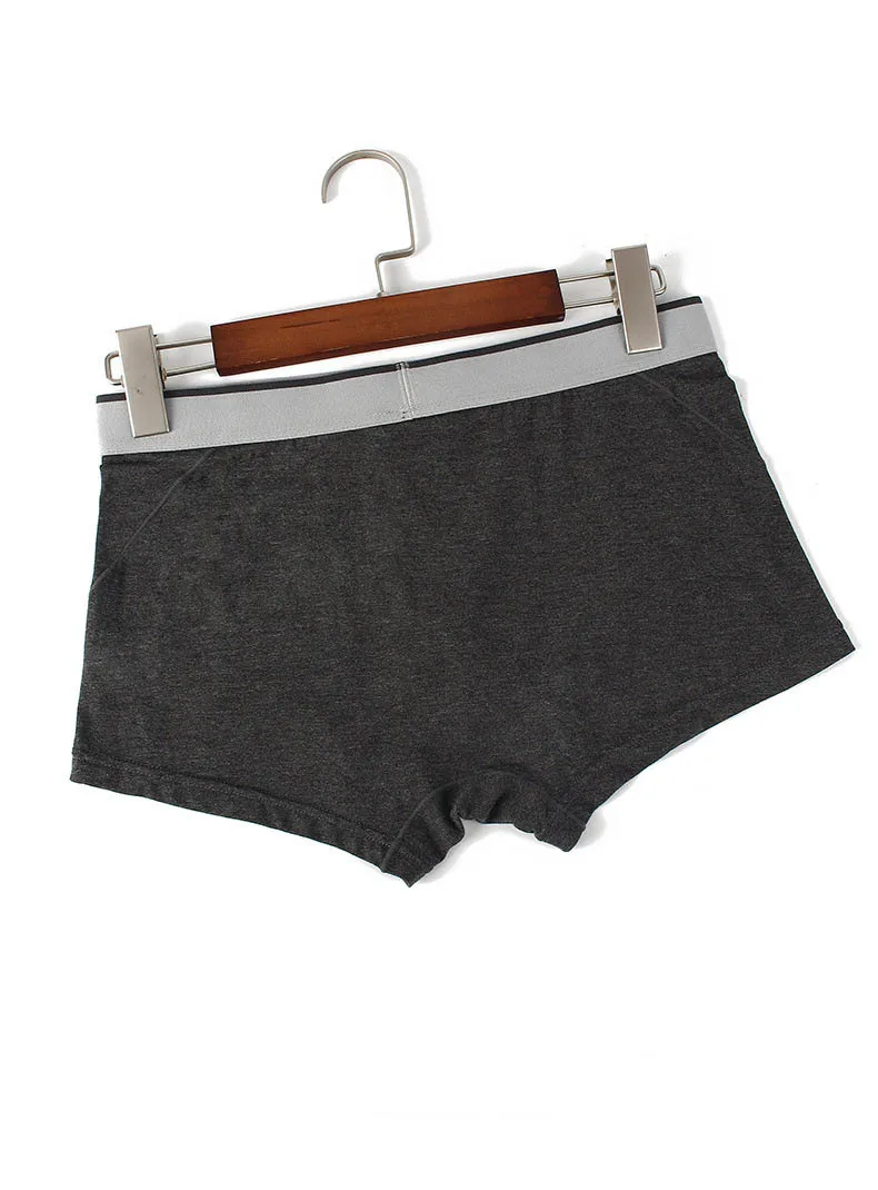 Высококачественные сексуальные мужские хлопковые боксеры мягкое дышащее нижнее