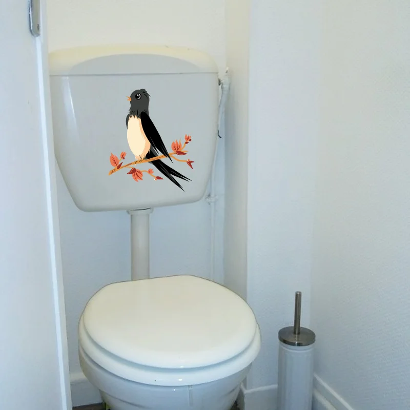 YOJA 18x21 6 см на ветке Забавный Туалет милое животное детская комната Настенный