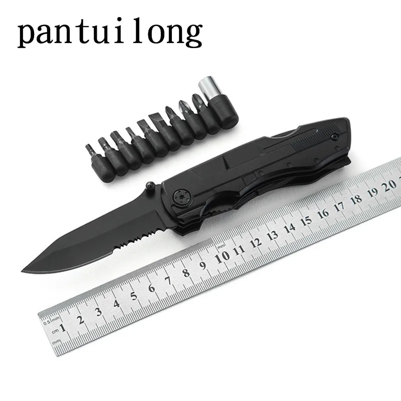 Multitool Outdoor Survival Pliers Pocket Knife Folding Hand Tool Screwdriver Cutter Serrated Edc Combination Multi Functional |