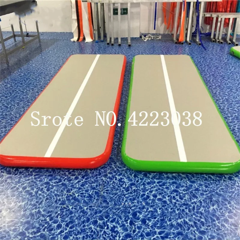 Купить Бесплатная доставка, 9*2*0,2 м воздушный трек, надувной гимнастический воздушный коврик, электрический воздушный насос для дома, пляжа