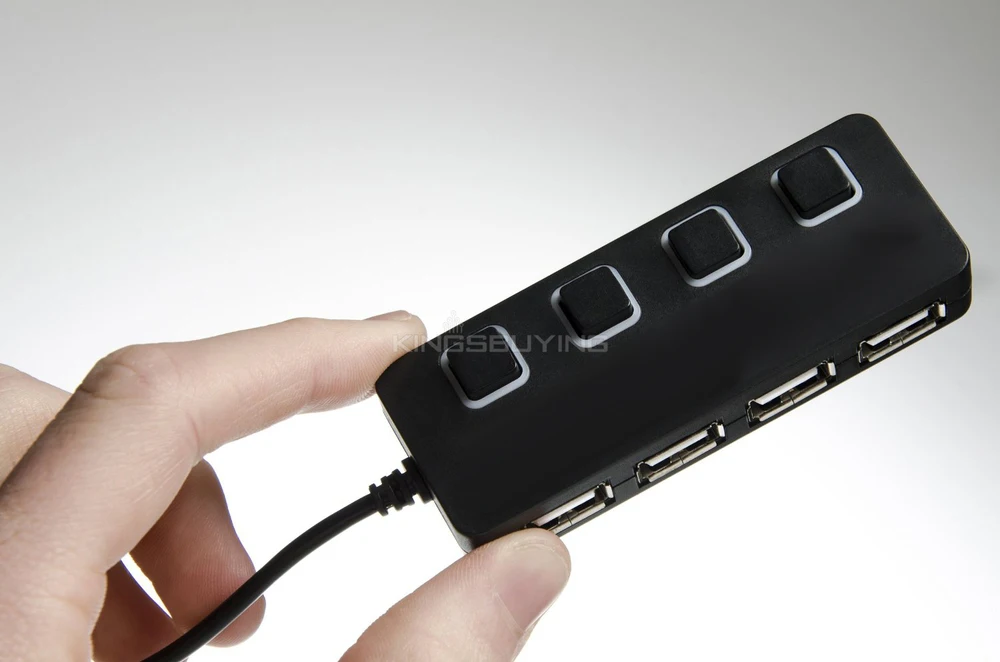 Stoga 4-Port USB 2.0 Hub with Individual Power Switches and LEDs (HB-UMLS) # 1701119 | Компьютеры и офис