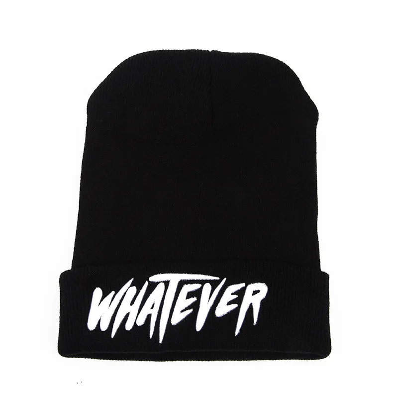 Лыжная Кепка унисекс вязаная шерстяная шапка в стиле хип хоп с вышивкой