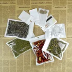 8 размеров, белаяпрозрачная самозапечатывающаяся пластиковая Розничная упаковка на молнии, полиэтиленовый пакет с застежкой-молнией, пакет для хранения с отверстием для подвешивания