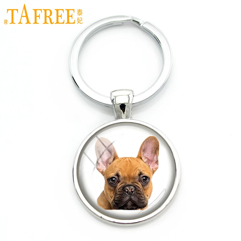 Wholesale Designer French Original Bulldog Keychain Camouflage