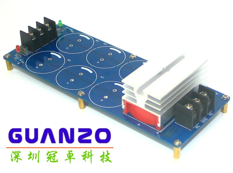 Плата усилителя высокой мощности с положительным и отрицательным двойным