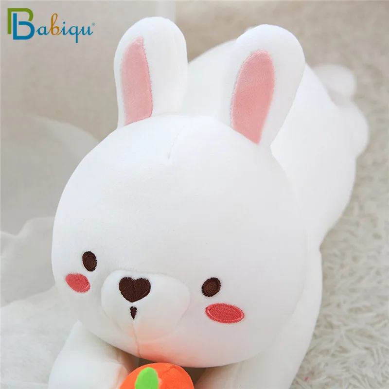 

Babiqu 1pc 65cm Cute Animals Stuffed Pillow Lovely Rabbit Monkey Plush Toys for Children Kids Soft Pillow Funny Birthday Gifts