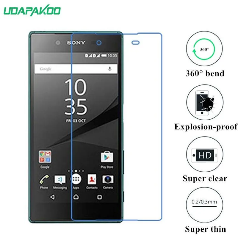 Udapakoo прозрачная закаленная (мягкое стекло) пленка для Sony Xperia Z5 Nano